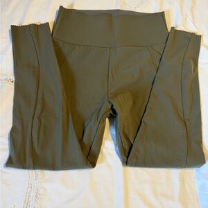 Olive Green High-Waisted Leggings #200
